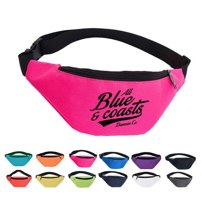 Fashion Waterproof Nylon Crossbody Fanny Pack