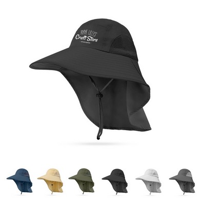 Ultimate UV Protection Wide Brim Hat with Neck Flap