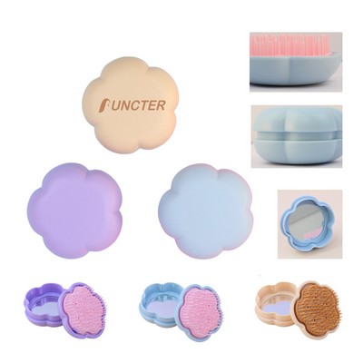 Twist 2 - in - 1 Massage Comb & Mirror