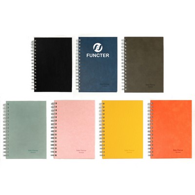 A5 Double Spiral PU Cover Notepad