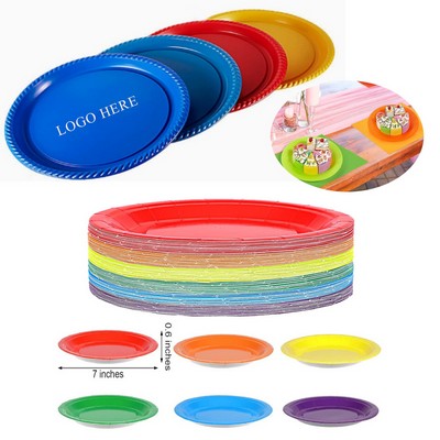 7" Disposable Plastic Plate