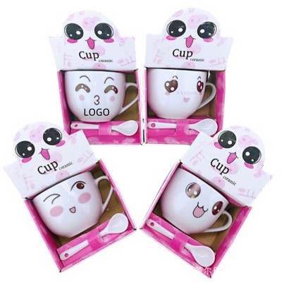 6.76Oz Coffee Mug With Spoon