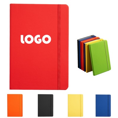 PU Leather A5 Journal Notebook with Clasp