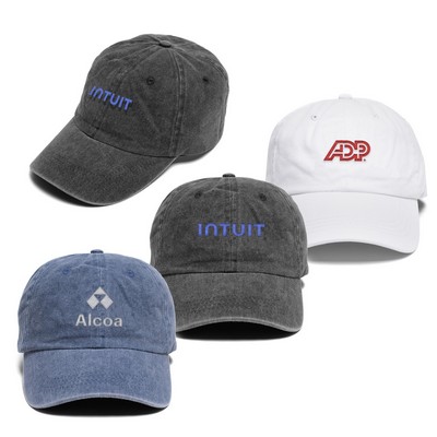 Strapback Demin Cotton Baseball Cap (Ocean - 10 Weeks)