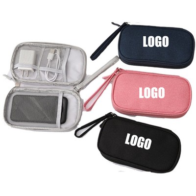 Electronic Organizer Travel USB Cable Accessories Bag