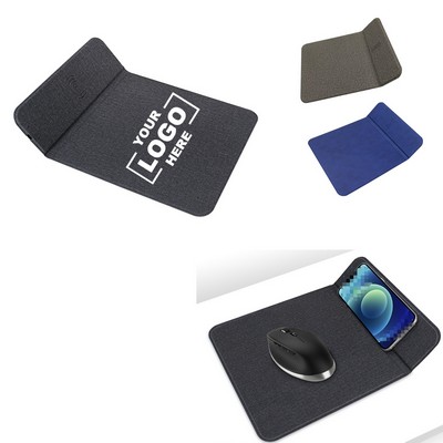 Folded Wireless Charging Mouse Pad