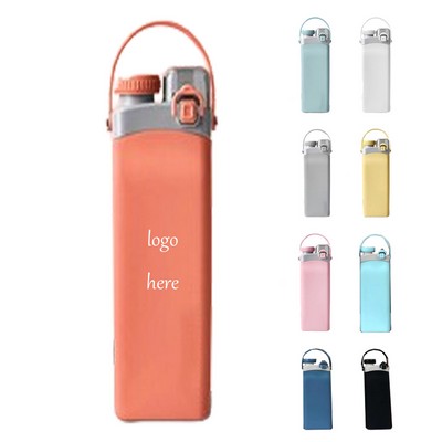 Foldable Square Silicone Water Bottle