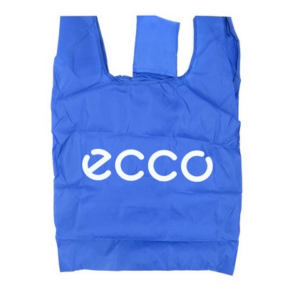 Custom Printed Foldable Tote Bag with Pouch (W13" x H15" + 7" Handle)