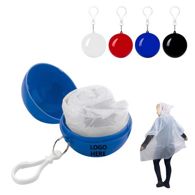 Portable Raincoat Keychain Ball