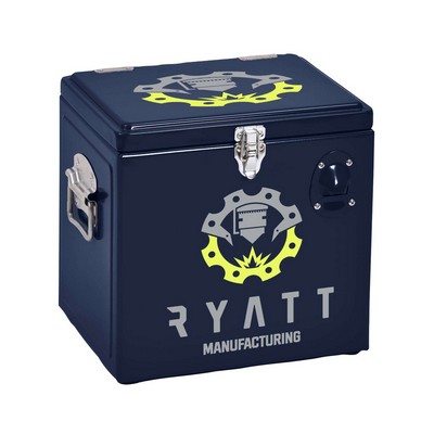 Metal Party Cooler, Front & Top Imprint