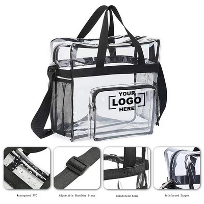 Clear Bag Stadium Approved,Stadium Security Travel & Gym Clear Tote Bags