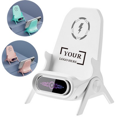 Creative Chair-style Wireless Charging Phone Stand