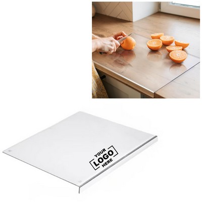 Acrylic Cutting Board with Counter Lip
