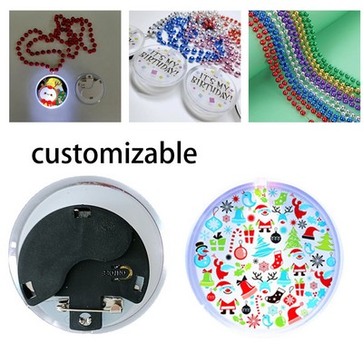Led Party Luminous Necklace Pendant