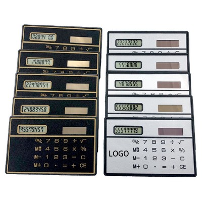 Solar-powered Mini Calculator