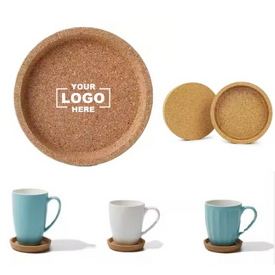 Circular Cork Cup Coaster