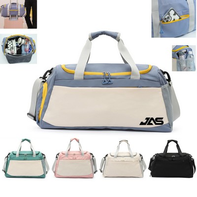Odor-Free Fitness Duffel with Shoe Pocket