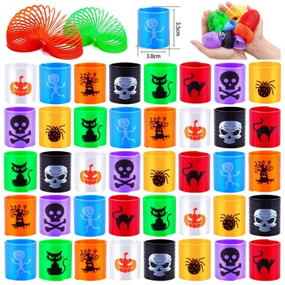 Mix Color Halloween Coil Springs For Kids