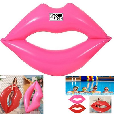 Inflatable Red Lips Float Water Lounger