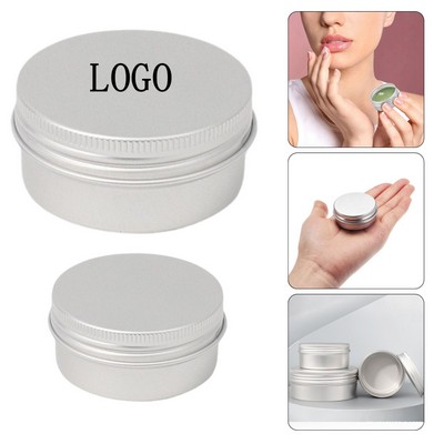 Aluminum Round Storage Tin Box