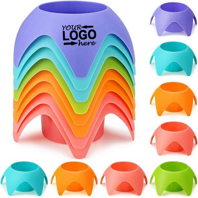 Beach Drink Holder Set Stackable & Sand-Free