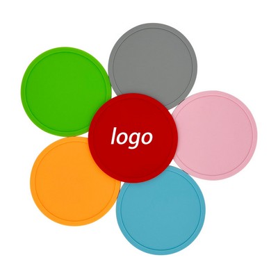 3.5" Silicone Coaster