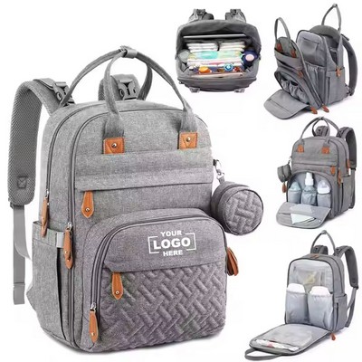 Diaper Bag Backpack With Changing Station