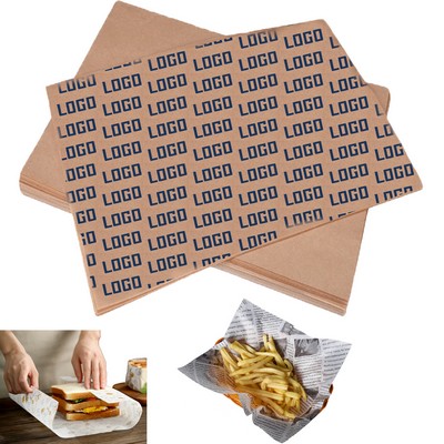 Custom Hamburger Sandwich Wrapping Paper