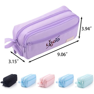 Spacious Zippered Stationery Pouch