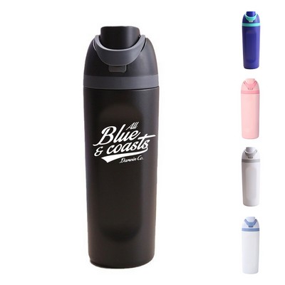 20oz Stainless Steel Water Bottle with Locking Lid