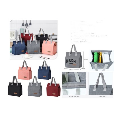 Lunch Cooler Bento Bag Food Waterproof Insulated Picnic Tote