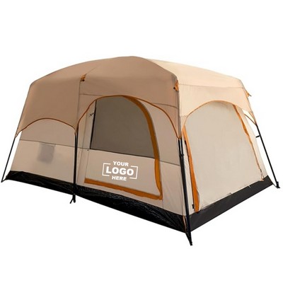 Spacious Waterproof Family Camping Tent for 6-8 People