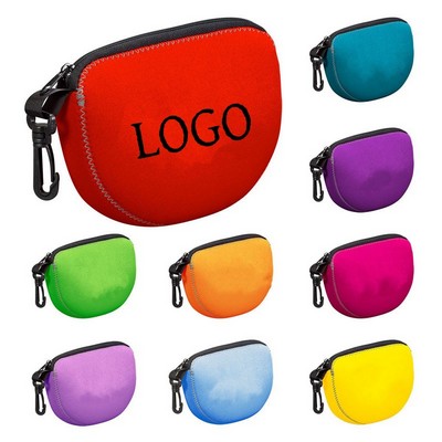 Neoprene Wallet with Carabiner