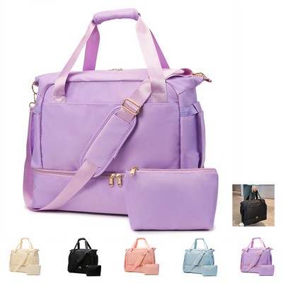 Travel Bag with Shoe Compartment