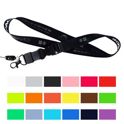 4/5" Dye-Sublimated Lanyard