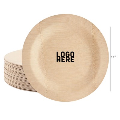 11" Renewable Bamboo Plates