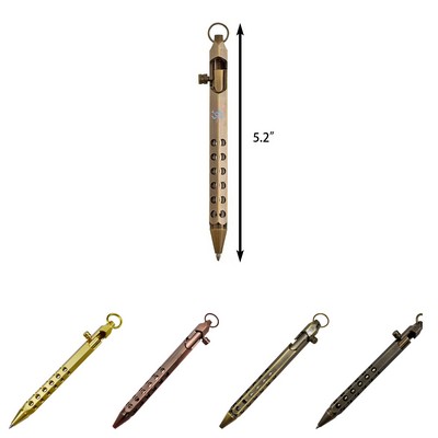 Tactical Metal Pen with Refill and Clip