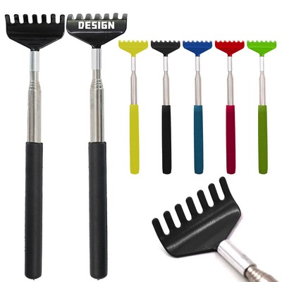 Stainless steel retractable back scratcher