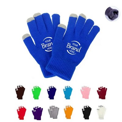3 Finger Knitted Touch Screen Gloves