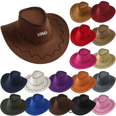 Custom Leather Cowboy Hat Cowboy Hat For Sun Protection And Shading