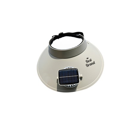Solar Fan Open-Top Cooling Headwear