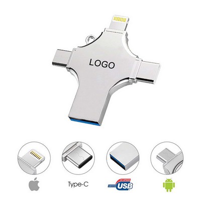 Metal Cross Mobile Phone Usb Disk