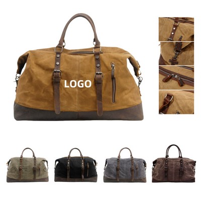 Waterproof Canvas Travel Duffel Bag