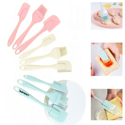 3-Piece Silicone Food Spatula
