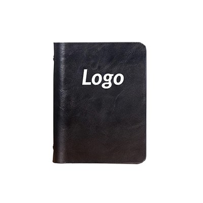 Leather Mini Pocket Notebook for On-the-Go Note Taking
