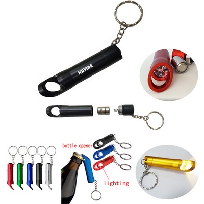 Opener Flashlight with Keychain