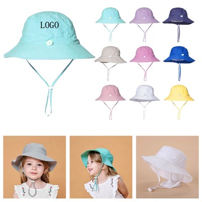 Kids Cotton Bucket Hat