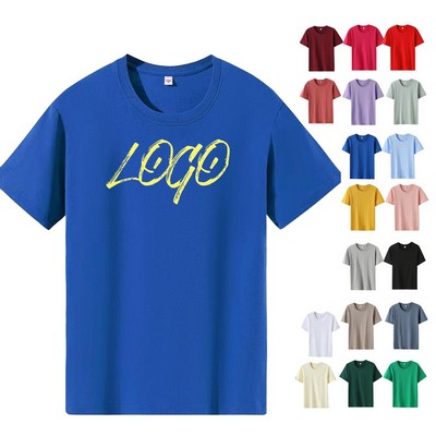 MOQ50 Pure Cotton Short Sleeve Work Tee