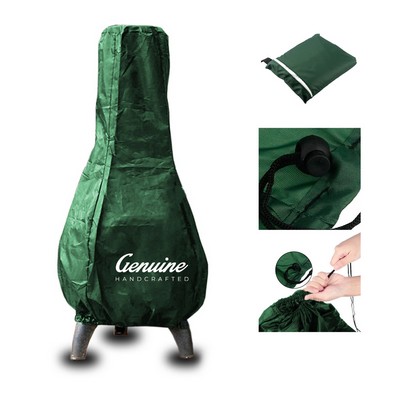 Outdoor Fireplace & Outdoor Statue Cover