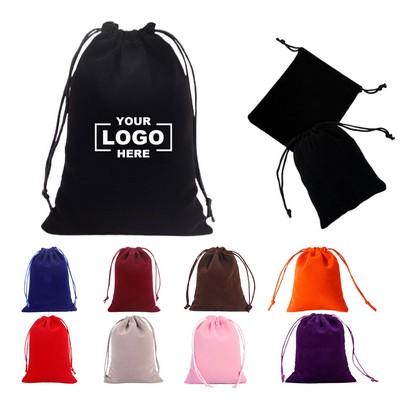 Fleece Drawstring Bag